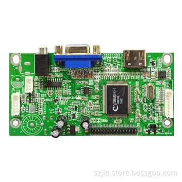 Functional LCD Monitor Control Board with VGA and HDMI Inputs